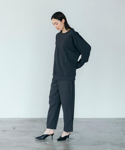 速乾麵料 舒適版型 休閒褲 亞麻風 居家護理