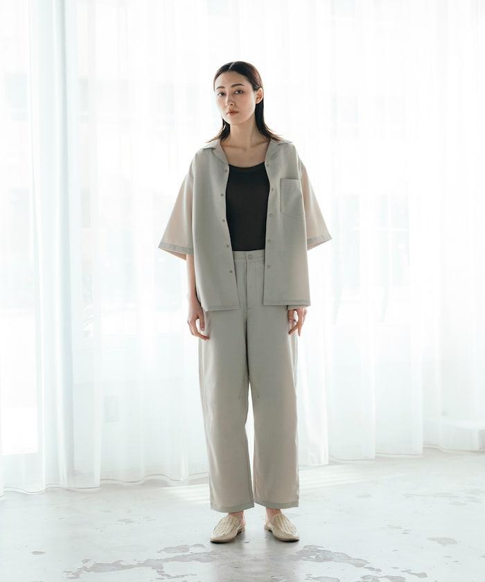 速乾麵料 舒適版型 休閒褲 亞麻風 居家護理