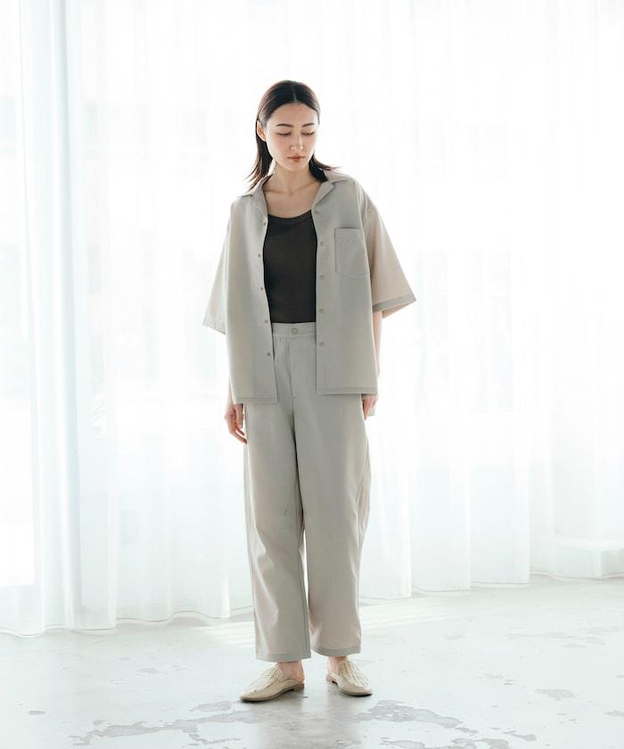 速乾麵料 舒適版型 休閒褲 亞麻風 居家護理