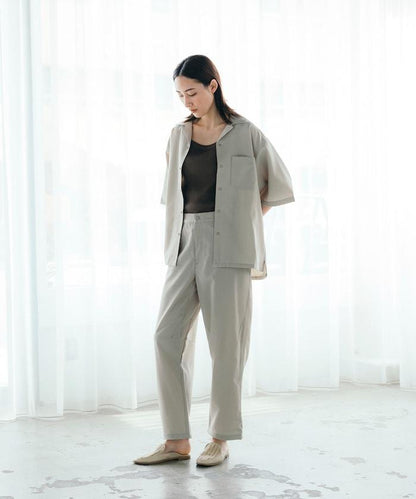 速乾麵料 舒適版型 休閒褲 亞麻風 居家護理