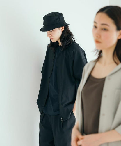 速乾材料 可摺疊 桶帽 亞麻風 居家護理