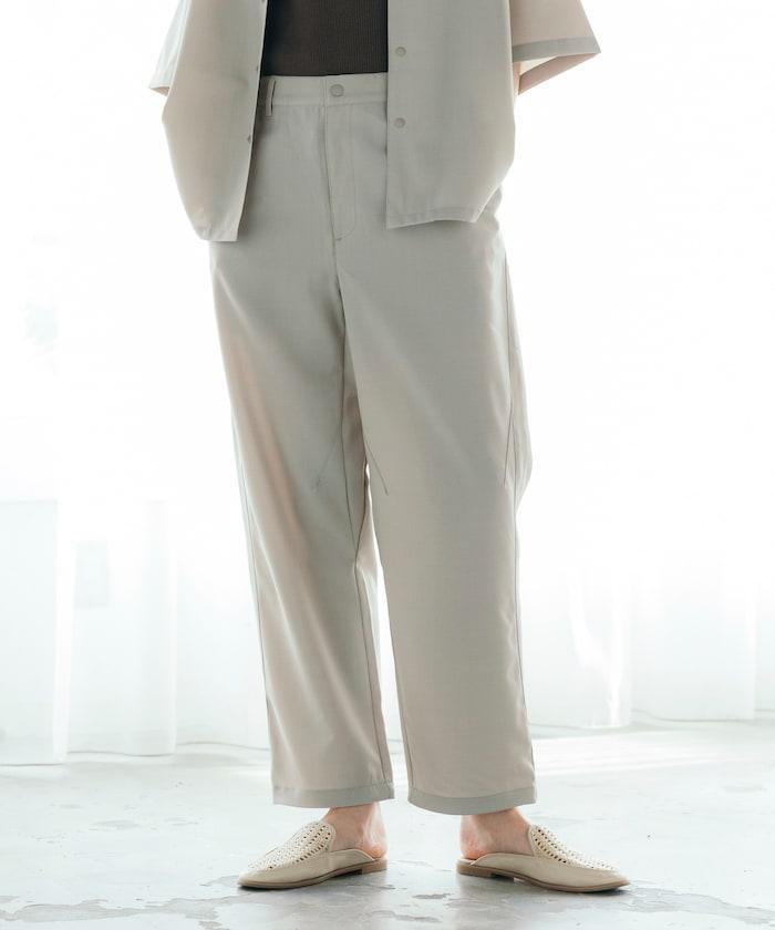 速乾麵料 舒適版型 休閒褲 亞麻風 居家護理