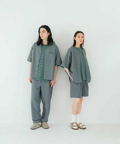 速乾麵料 舒適版型 休閒褲 亞麻風 居家護理