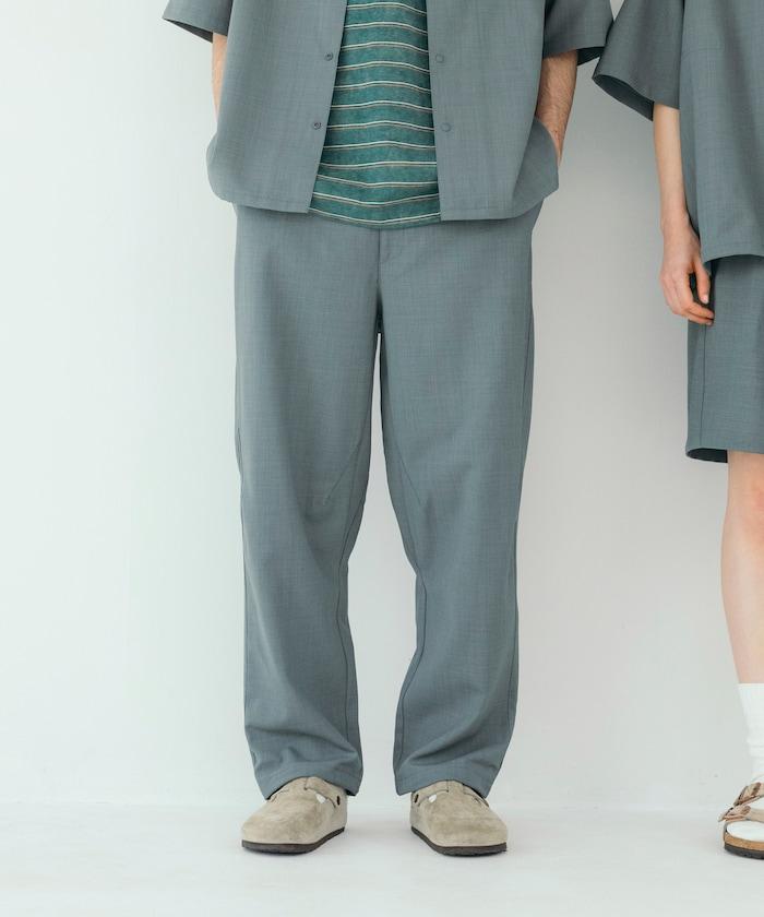 速乾麵料 舒適版型 休閒褲 亞麻風 居家護理