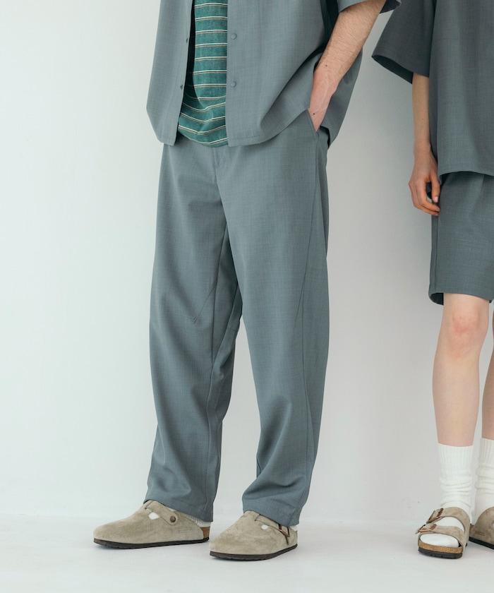 速乾麵料 舒適版型 休閒褲 亞麻風 居家護理