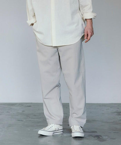 速乾麵料 舒適版型 休閒褲 亞麻風 居家護理