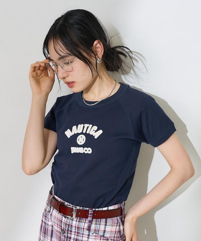 緊身剪影logo T恤