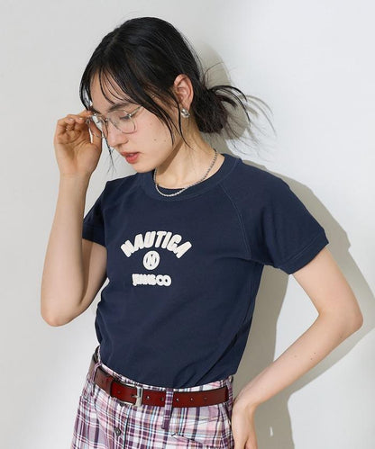 緊身剪影logo T恤