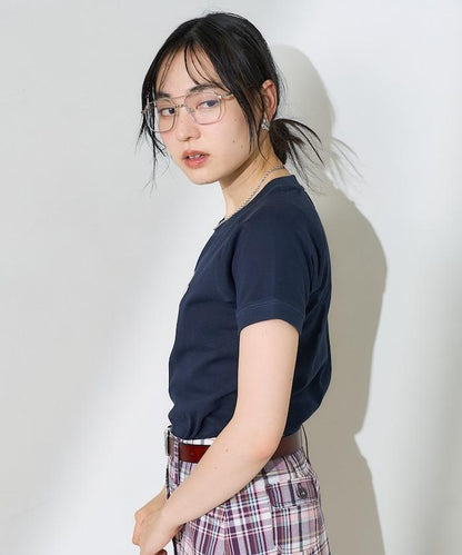 緊身剪影logo T恤