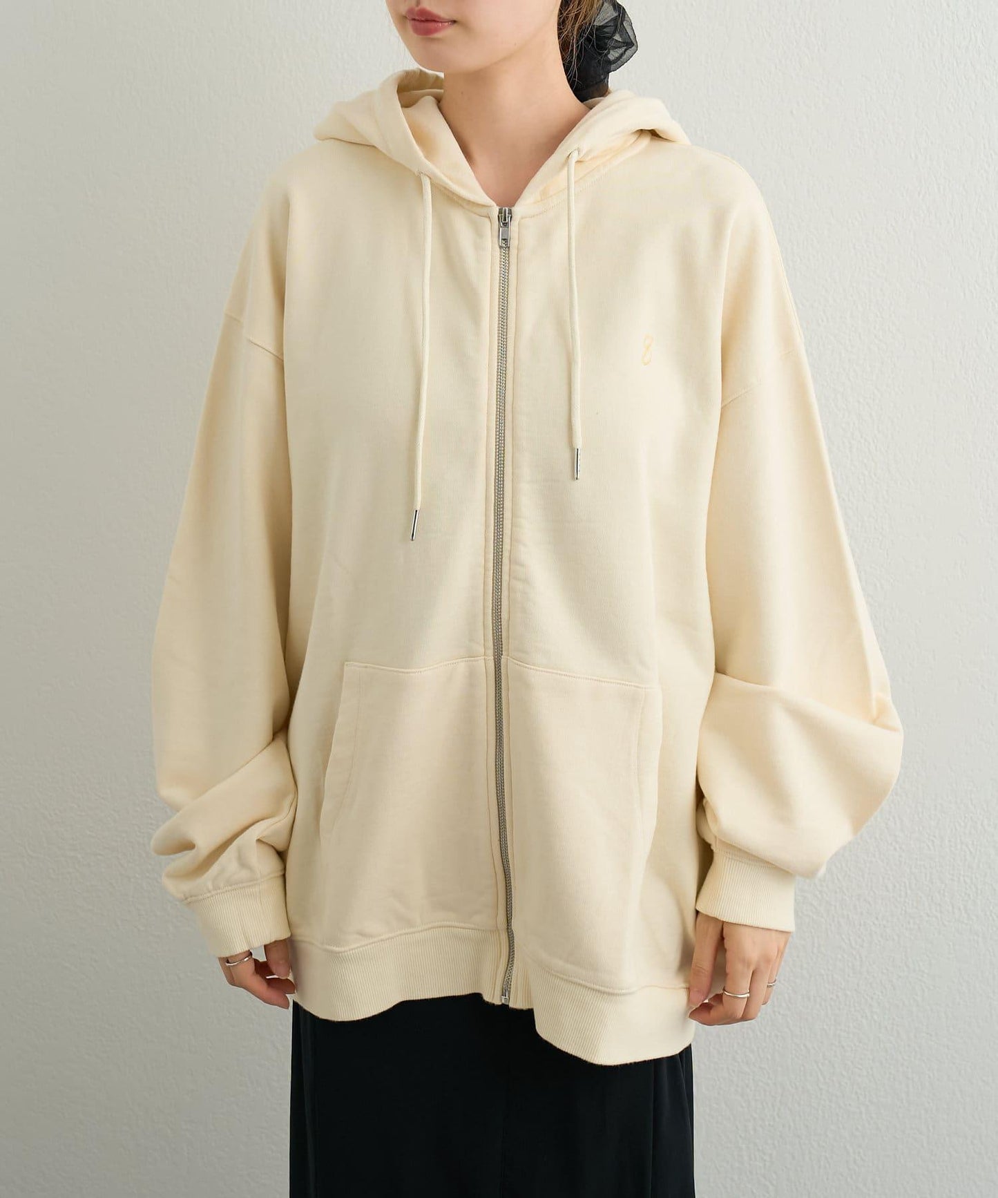 【4色展開】B 8花園拉鍊帽衫