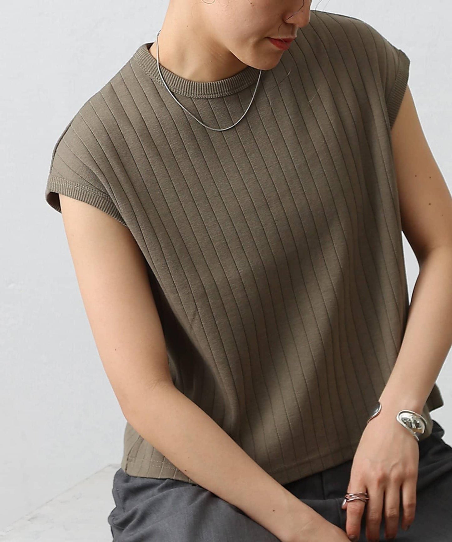 【SS優先/復刻】寬條紋法式短袖T恤