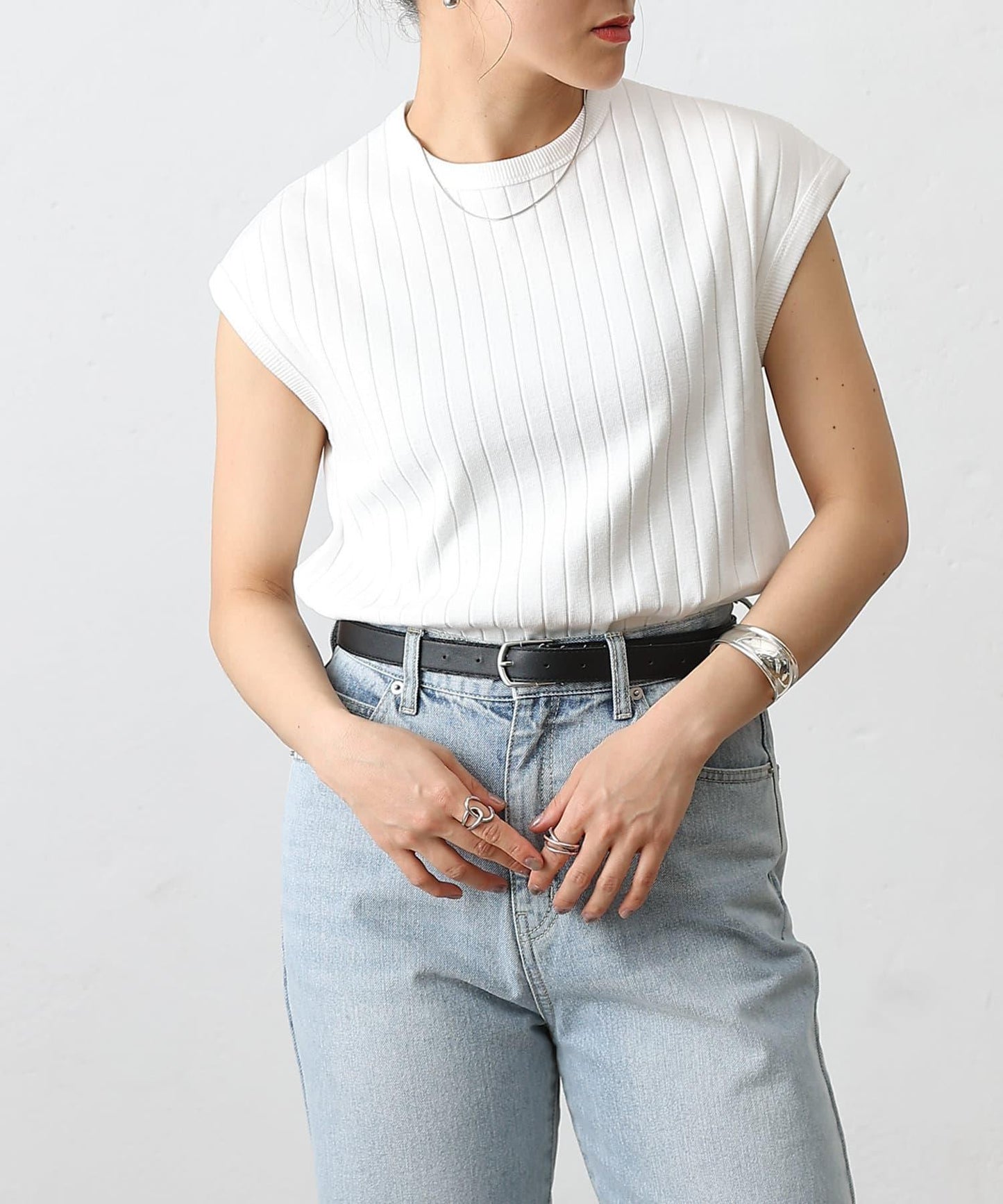 【SS優先/復刻】寬條紋法式短袖T恤