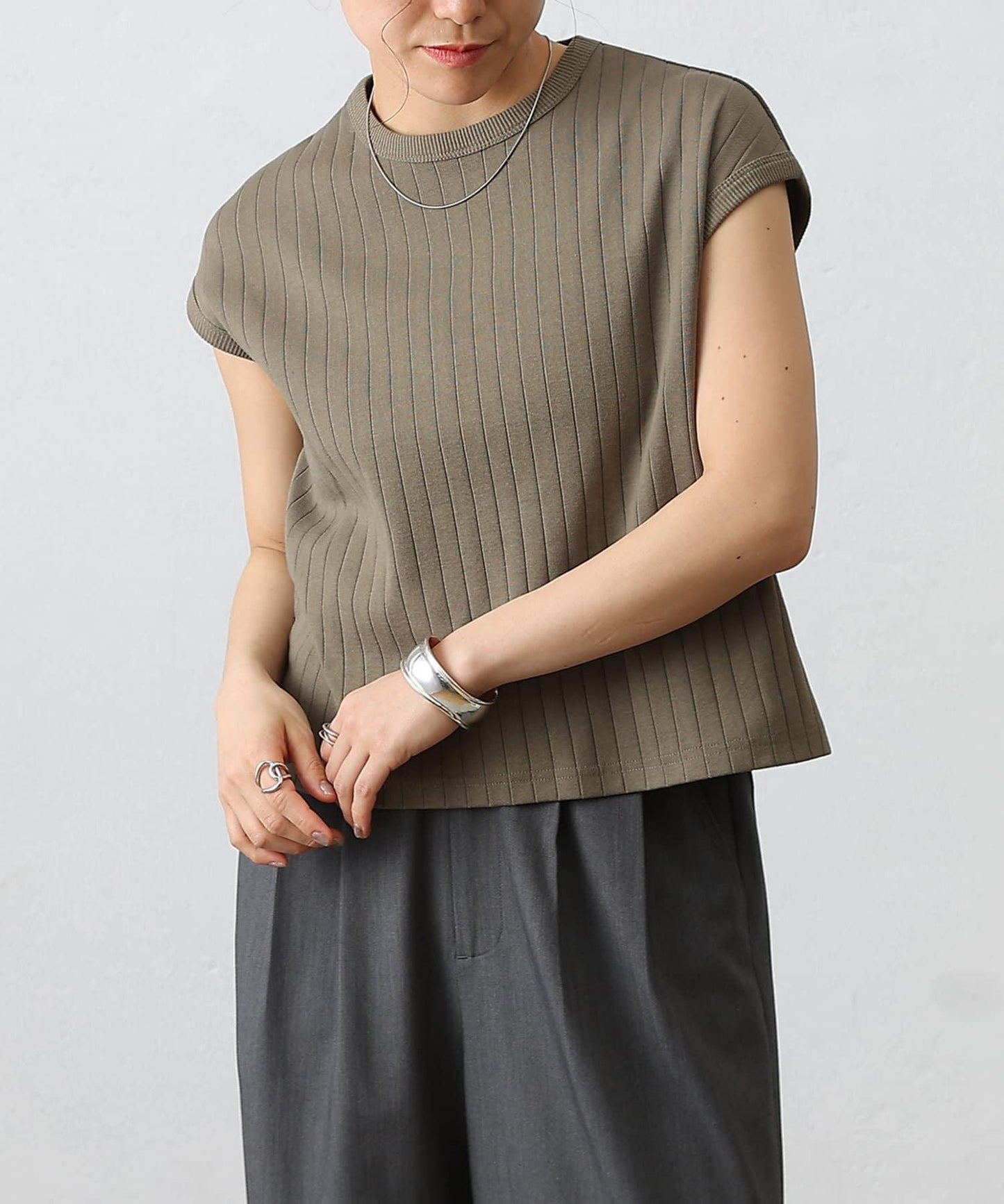 【SS優先/復刻】寬條紋法式短袖T恤