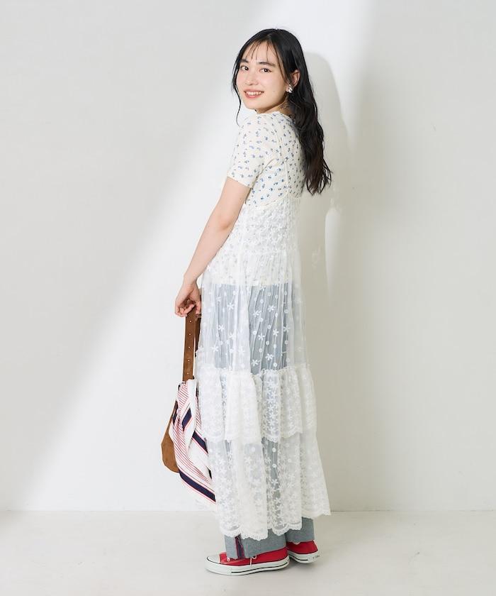 2件套蕾絲吊帶連衣裙