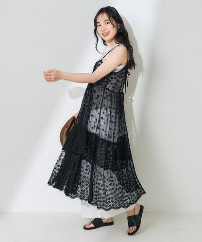 2件套蕾絲吊帶連衣裙