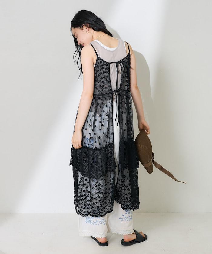 2件套蕾絲吊帶連衣裙