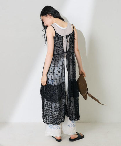 2件套蕾絲吊帶連衣裙