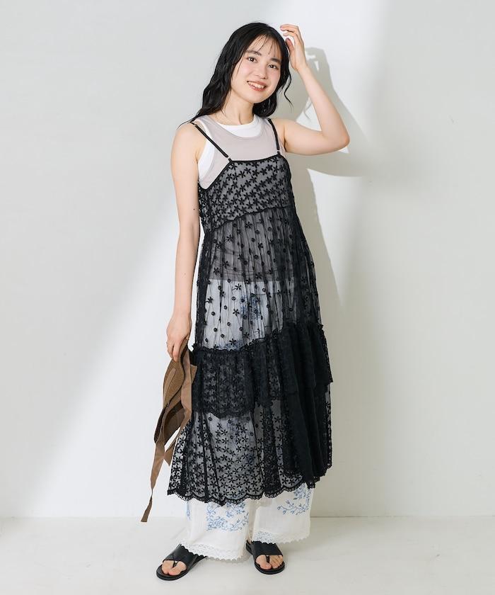 2件套蕾絲吊帶連衣裙
