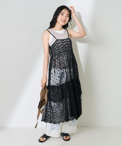 2件套蕾絲吊帶連衣裙