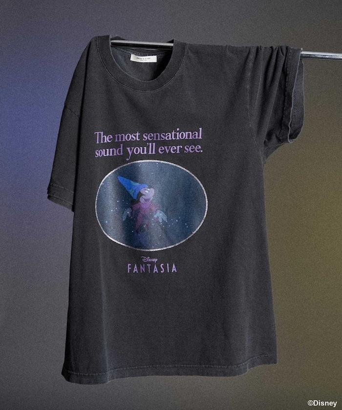 【迪士尼幻想曲】箔前印花T恤