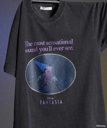 【迪士尼幻想曲】箔前印花T恤