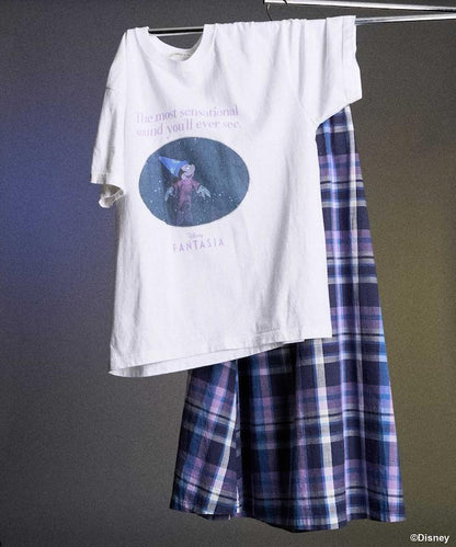 【迪士尼幻想曲】箔前印花T恤