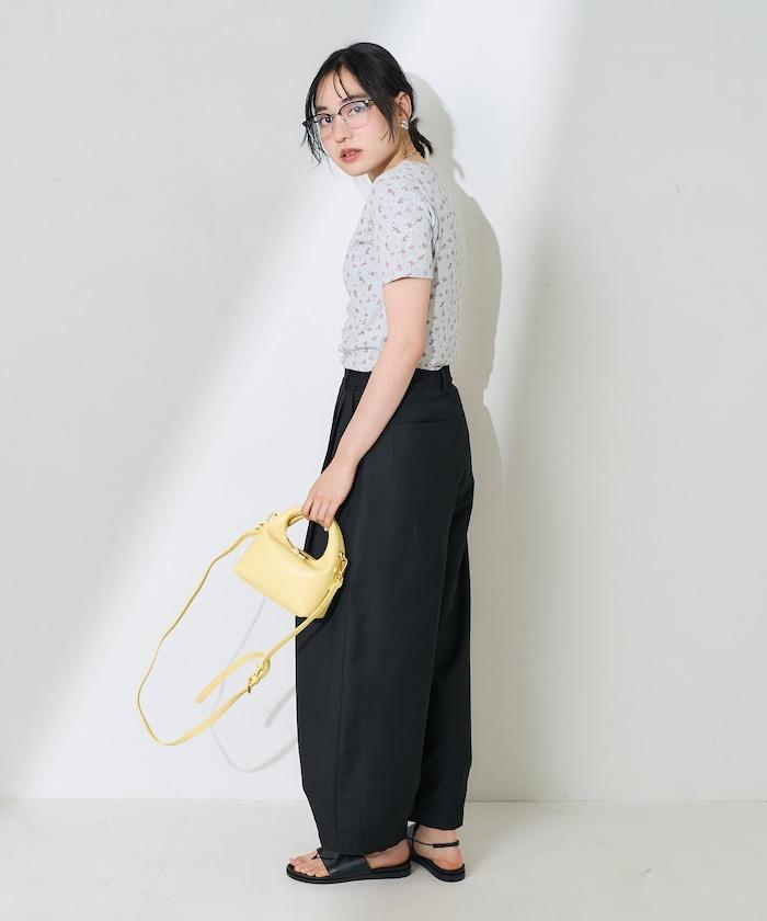 花紋針刺織物亨利T恤