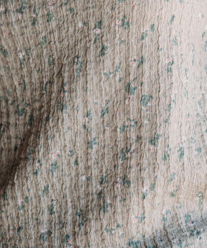 花紋 彈力 短袖上衣