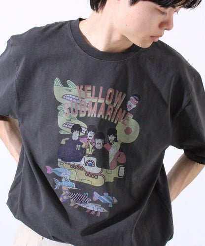 【JUNKSOUL】甲殼蟲黃色潛水艇印花T-shirt