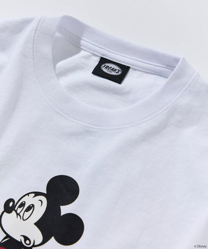DISNEY 《迪士尼》/米奇老鼠/ 聯名 大號剪影 雙面印花T恤/Chill 【限定推出】