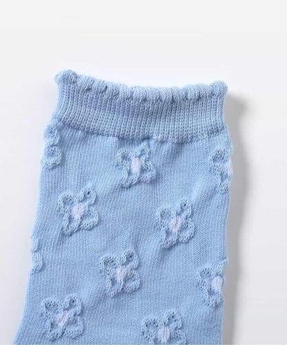 波點花卉提花襪