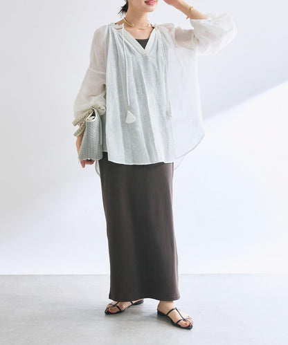 【à Nice （尼斯風）】珠片刺繡襯衫/5月下旬發貨預定
