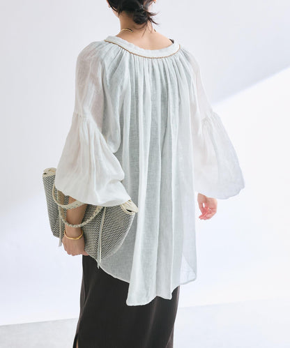 【à Nice （尼斯風）】珠片刺繡襯衫/5月下旬發貨預定