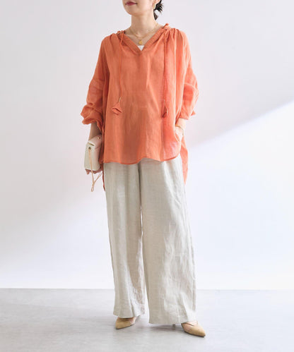 【à Nice （尼斯風）】珠片刺繡襯衫/5月下旬發貨預定