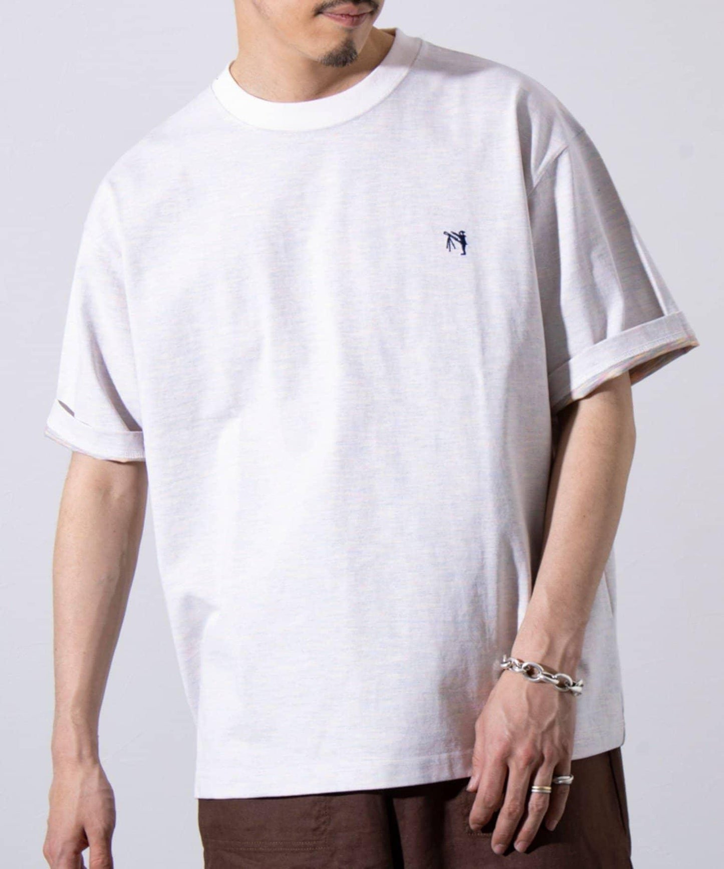 【GLOSTER】BOY BACK FANCY 內襯配色 短袖T