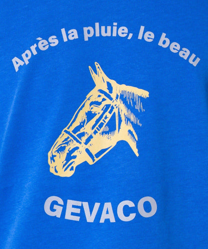 【GEVACO/ゲバコ】圖案 短袖印花 圓領T恤