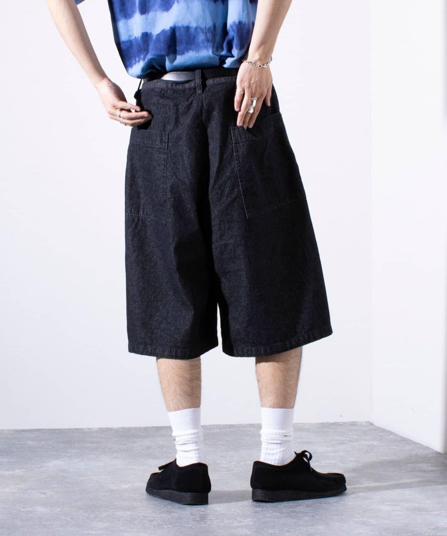【GLOSTER/格洛斯特】8盎司牛仔布 寬鬆短褲 半褲