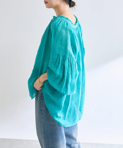 【à Nice （尼斯風）】珠片刺繡襯衫/5月下旬發貨預定