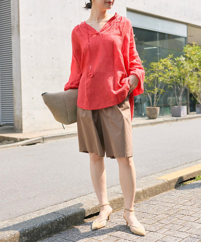 【à Nice （尼斯風）】珠片刺繡襯衫/5月下旬發貨預定