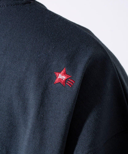 【GLOSTER】BOY BACK FANCY 內襯配色 短袖T
