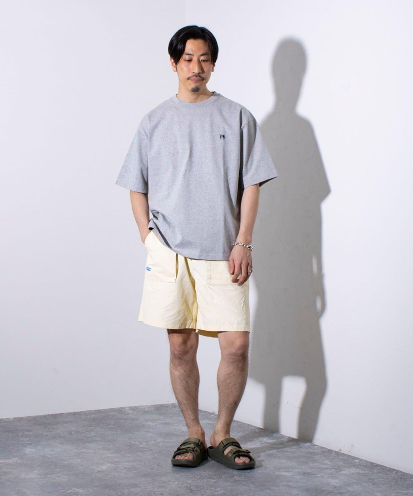 【GLOSTER】BOY BACK FANCY 內襯配色 短袖T