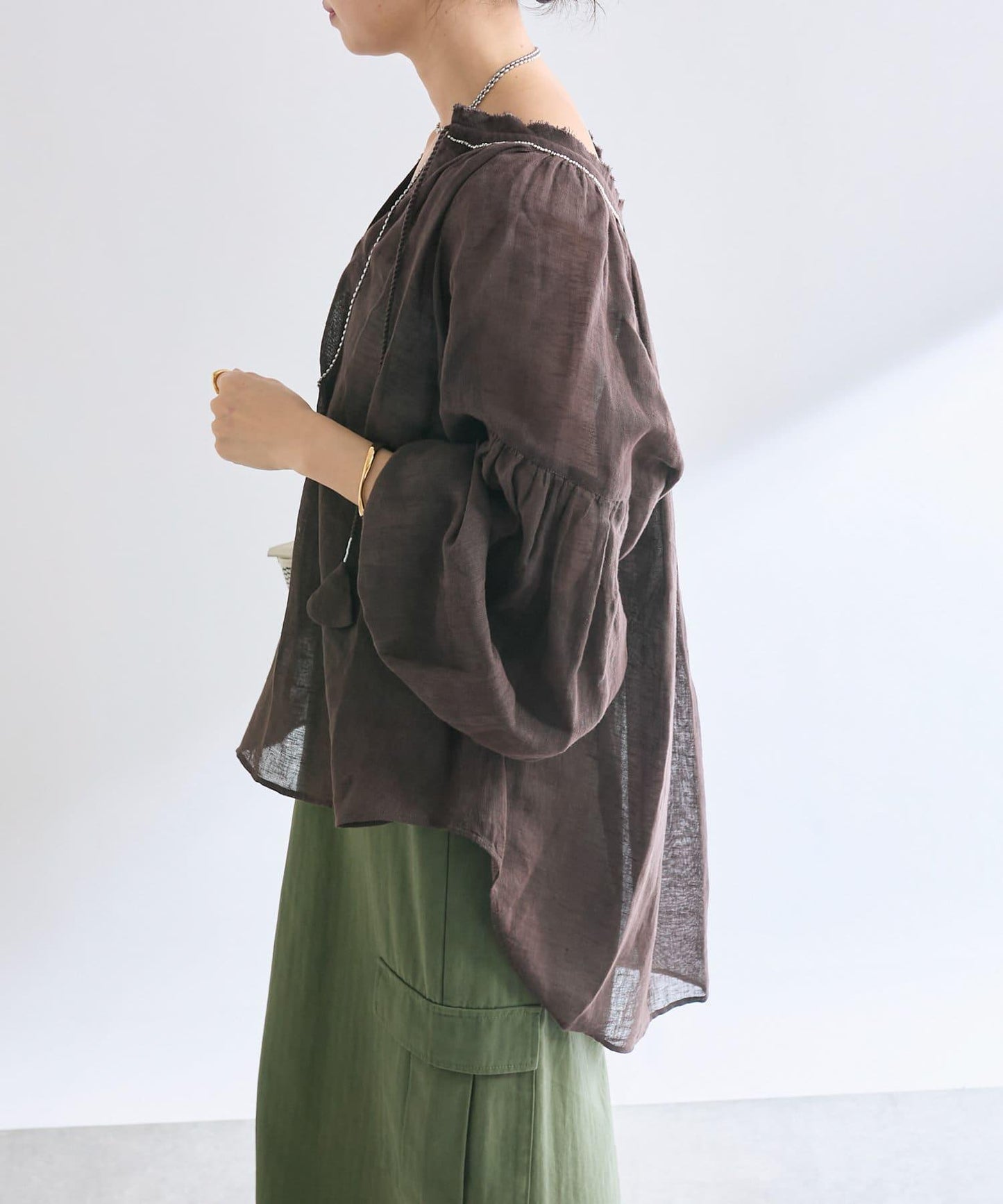 【à Nice （尼斯風）】珠片刺繡襯衫/5月下旬發貨預定