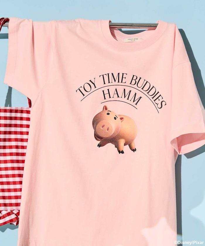 【玩具總動員】豬豬咪/前面印花T恤
