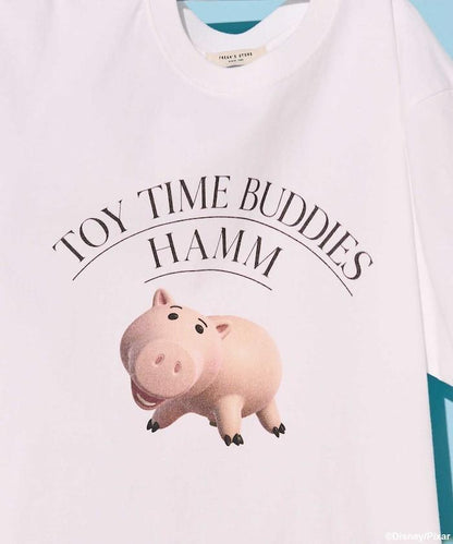 【玩具總動員】豬豬咪/前面印花T恤