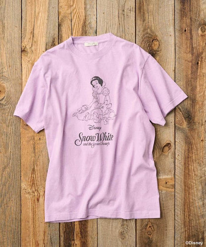 【迪士尼 白雪公主】大印花圓領T恤