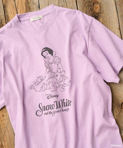 【迪士尼 白雪公主】大印花圓領T恤