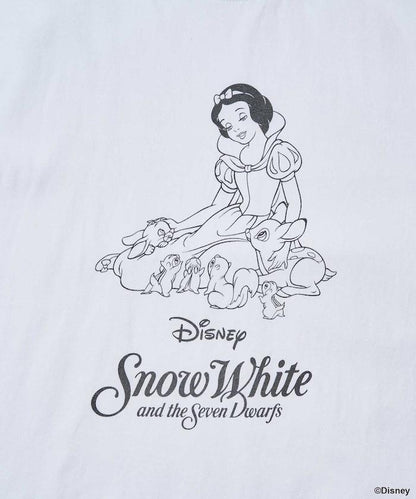 【迪士尼 白雪公主】大印花圓領T恤