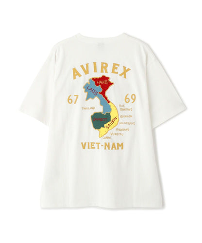 《&DEPOT限定》越南刺繡短袖T恤 / 越南 刺繡 短袖T恤 / AVIREX /