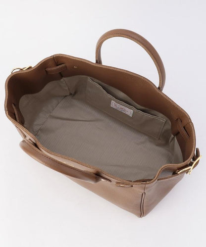 壓花皮革腰帶托特包S