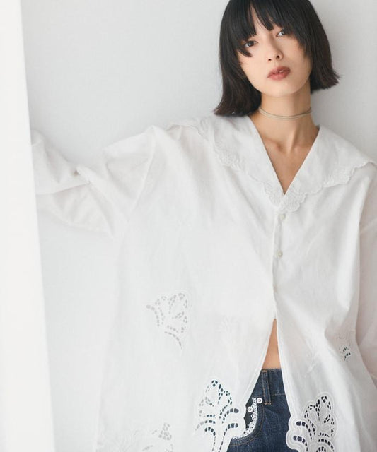 縷空刺繡襯衫【限定展開】